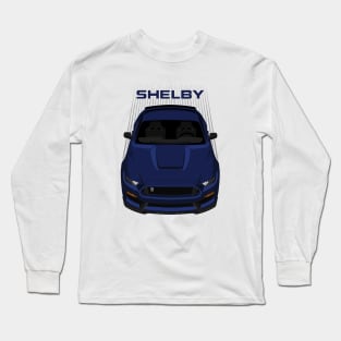 Ford Mustang Shelby GT350 2015 - 2020 - Kona Blue Long Sleeve T-Shirt